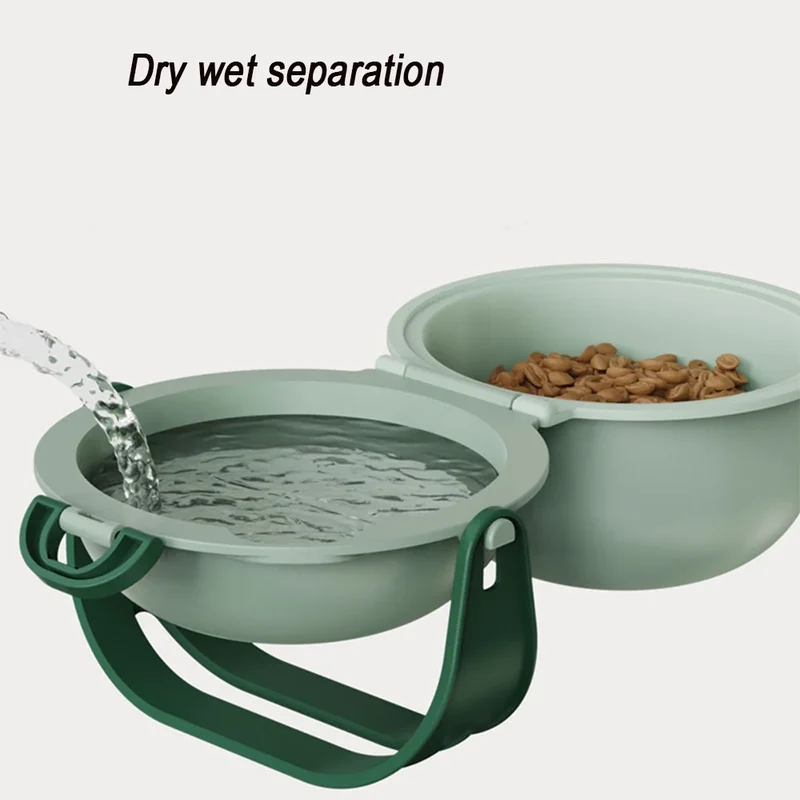 Bol Double Pliable Pour Chien Et Chat