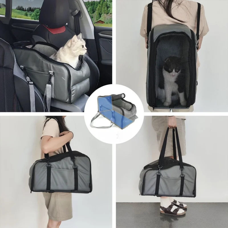 Sac De Voyage Avec Intérieur Amovible Et Lavable Pour Chien Et Chat