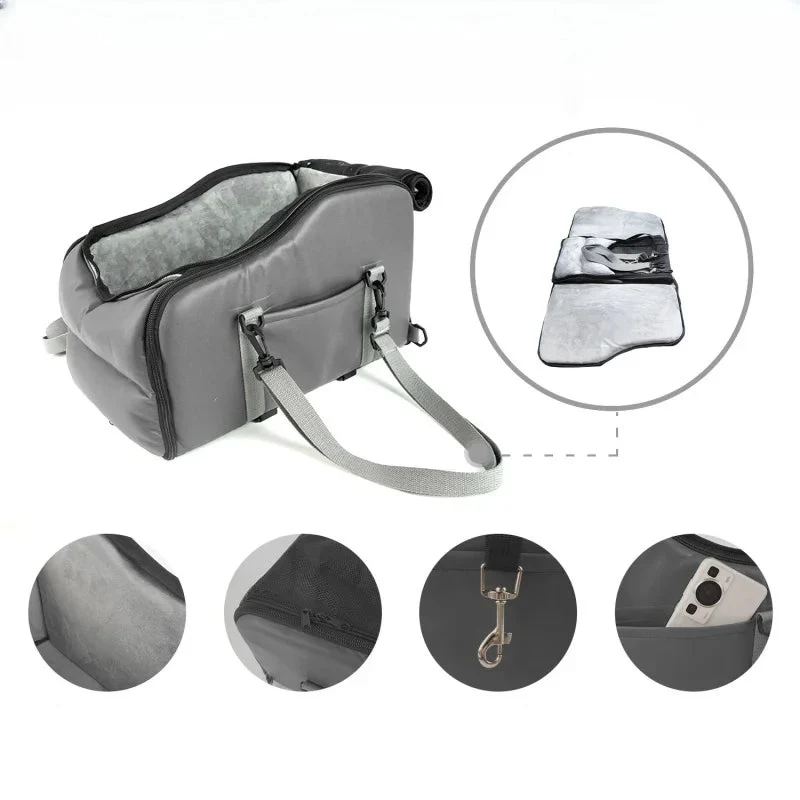 Sac De Voyage Avec Intérieur Amovible Et Lavable Pour Chien Et Chat