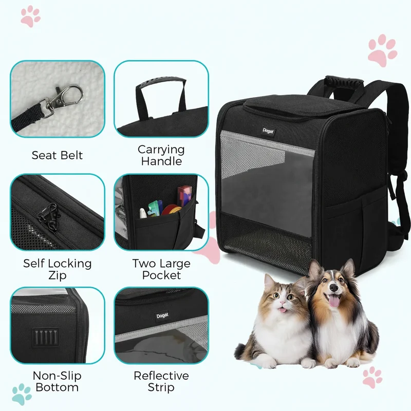 Sac À Dos Pour Chat et Chien Respirant