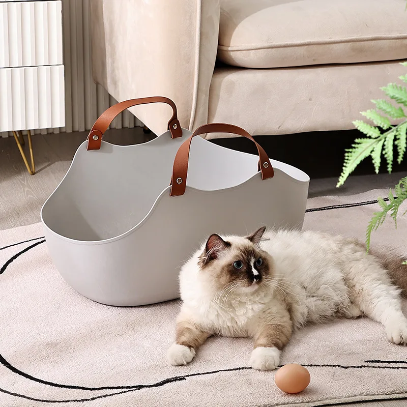 Bac À Litière Portable Pour Chat