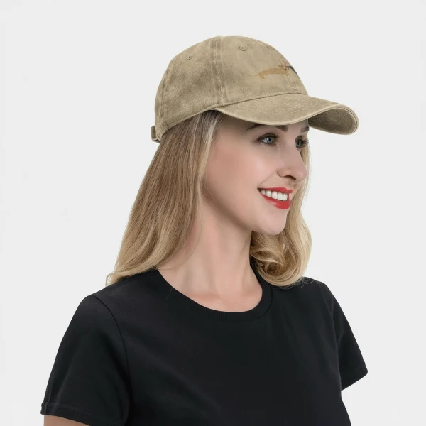 Casquette teckel denim - Oscar et Plume