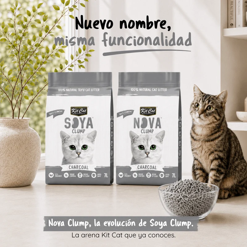 Arena aglomerante ECO Nova Clump - Charcoal 7L