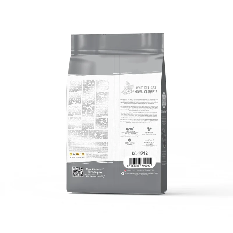 Arena aglomerante ECO Nova Clump - Charcoal 7L