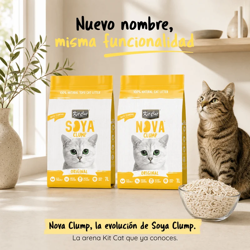 Arena aglomerante ECO Nova Clump - Original 7L (Sin aroma añadido)