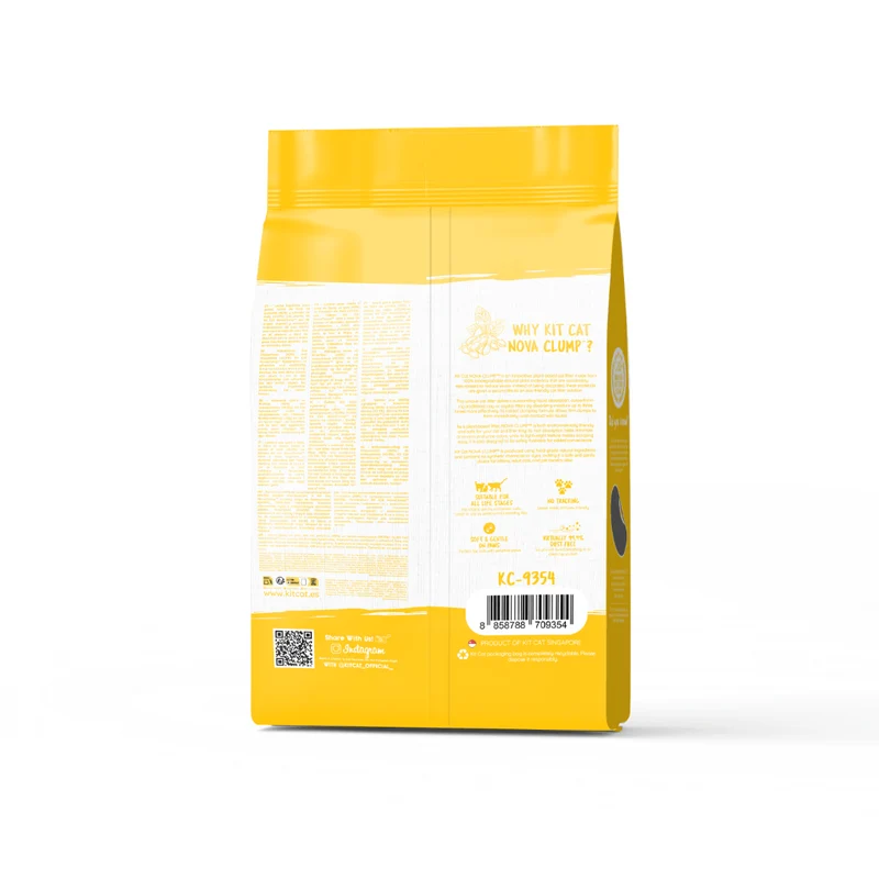 Arena aglomerante ECO Nova Clump - Original 7L (Sin aroma añadido)