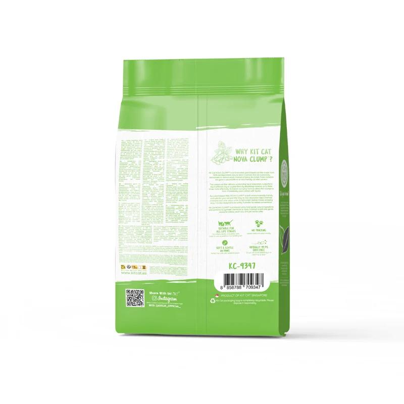Arena aglomerante ECO Nova Clump - Green Tea 7L