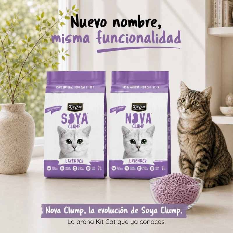 Arena aglomerante ECO Nova Clump - Lavender 7L