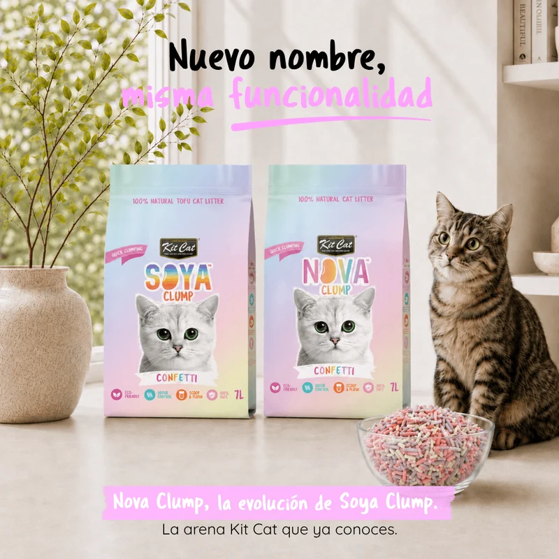 Arena aglomerante ECO Nova Clump - Confetti 7L