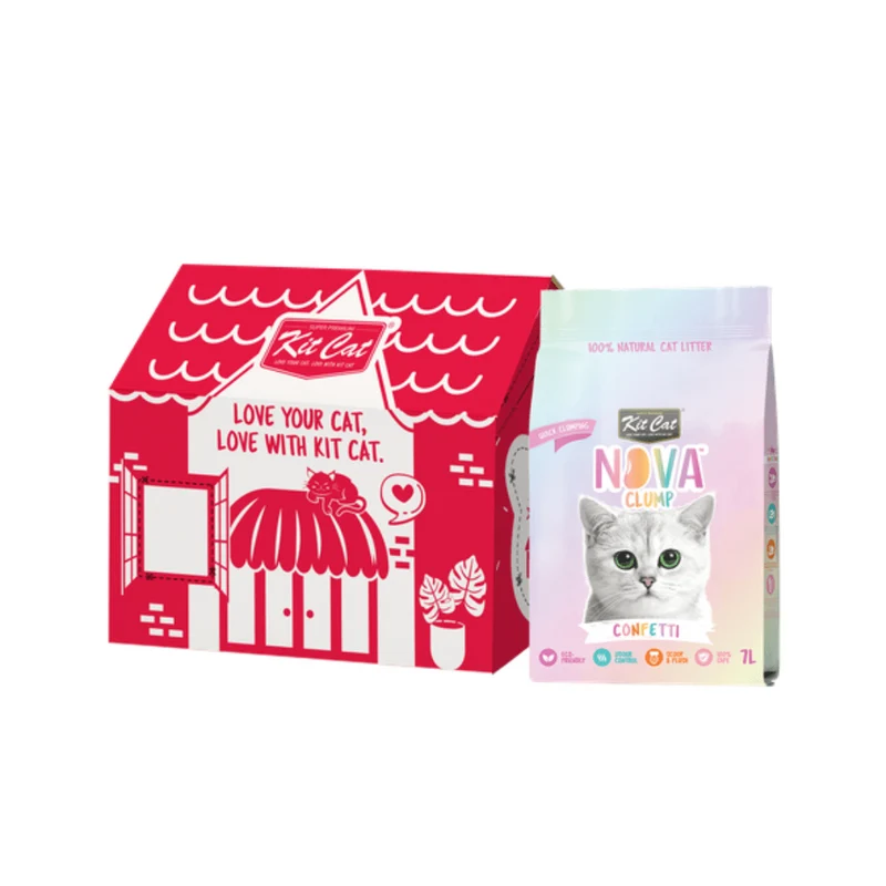 Arena aglomerante ECO Nova Clump - Confetti 7L