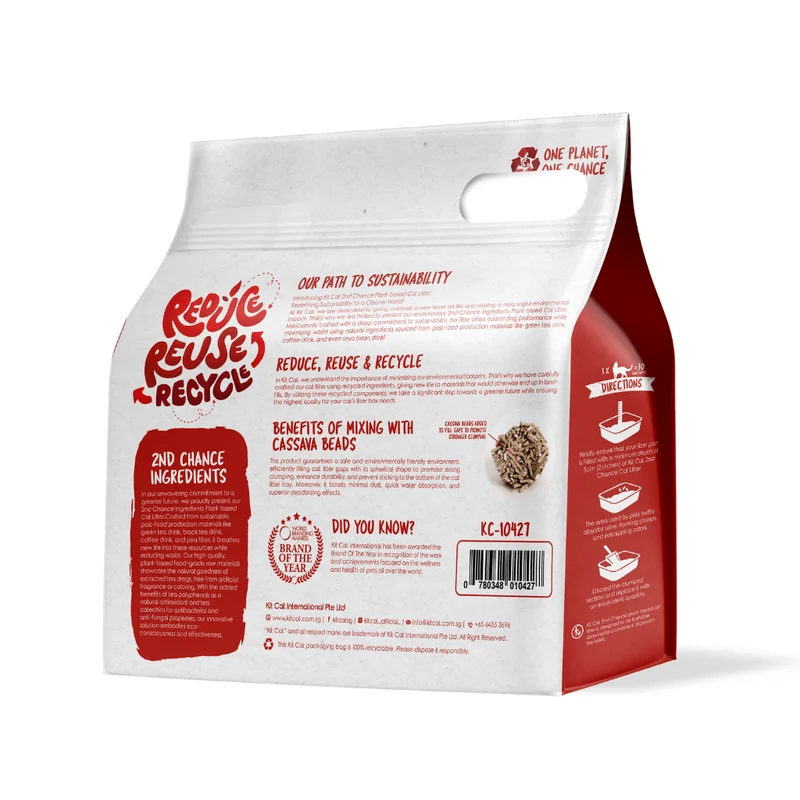 Arena 2nd Chance - Hojas de Té Negro, Guisante y Yuca