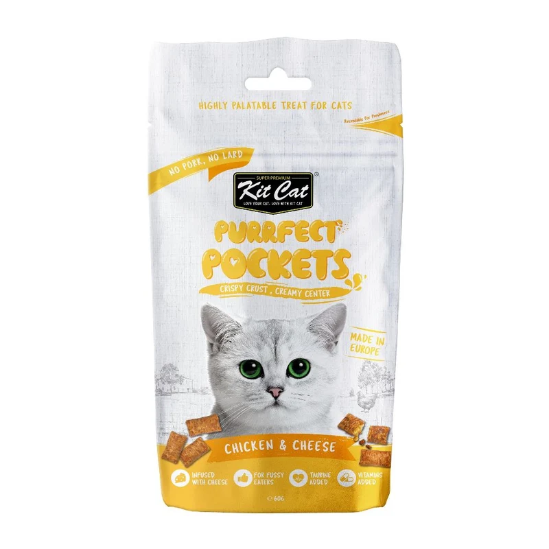 Purrfect Pockets 60g - Pollo y Queso