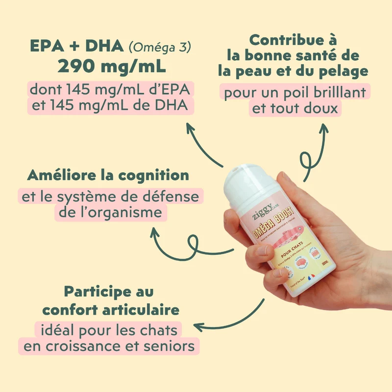 Huile Oméga Boost - Poissons & Algues