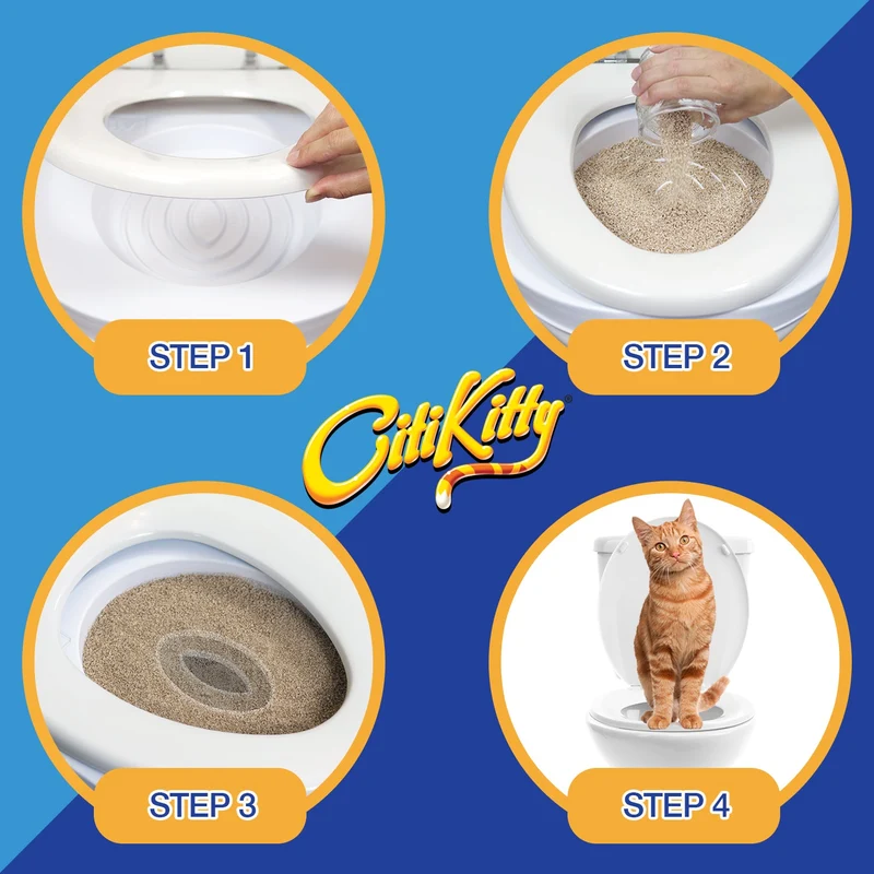 CitiKitty - Kit d'apprentissage des toilettes pour chat