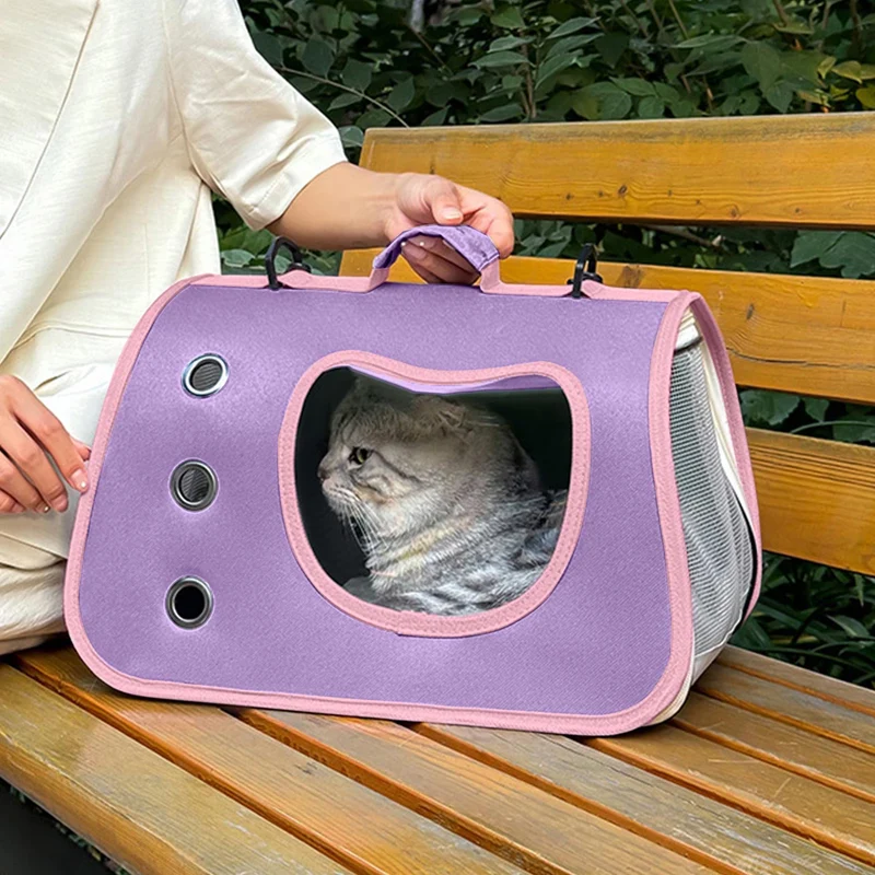 Sac de Transport Pliable pour Chat – Confortable & Ventilé