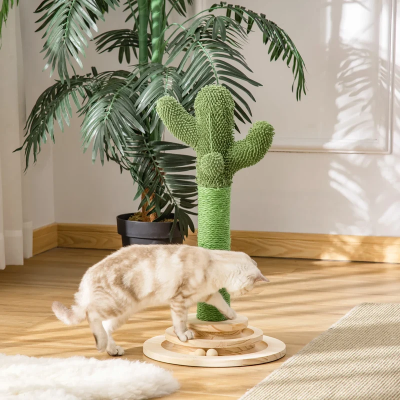 Griffoir Original Pour Chat Cactus Vert