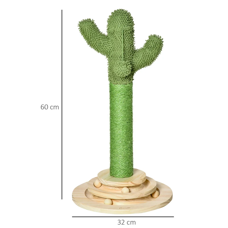 Griffoir Original Pour Chat Cactus Vert