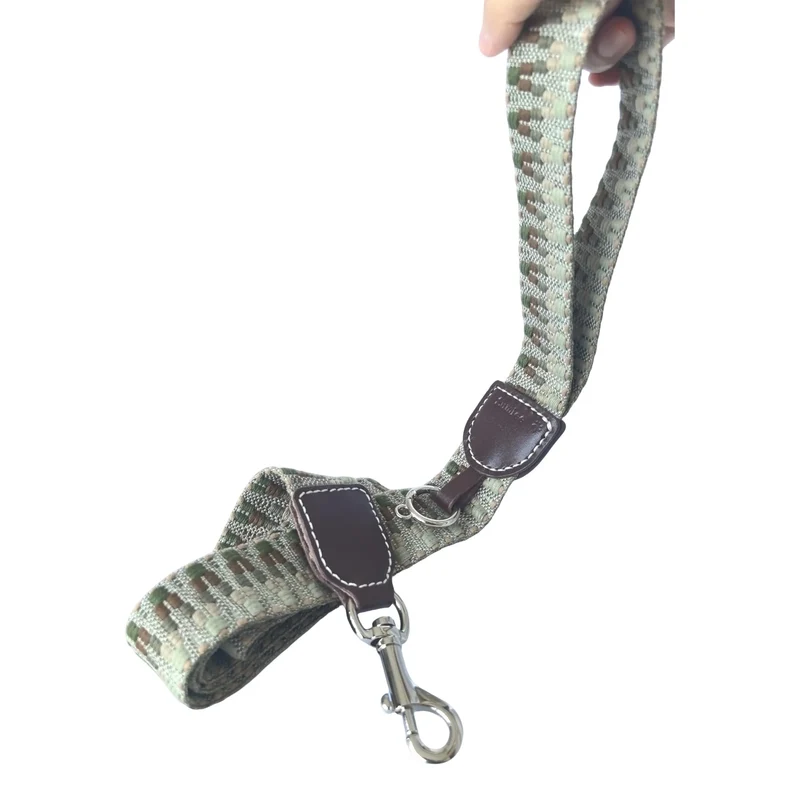 Collier Pour Chien Bohème Tissé A La Main En Cuir Durable