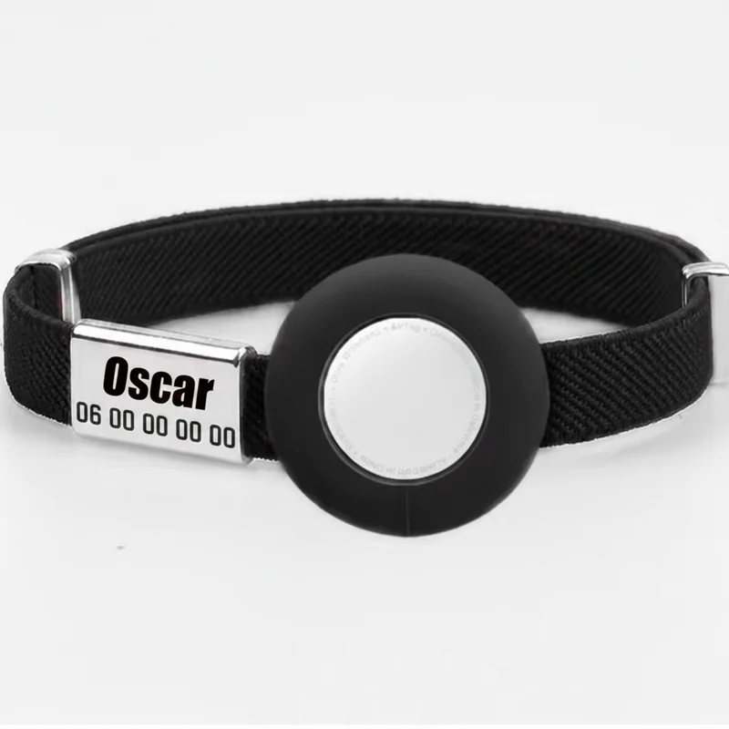 Collier Chat Personnalisable Anti Étranglement Et Emplacement Airtag