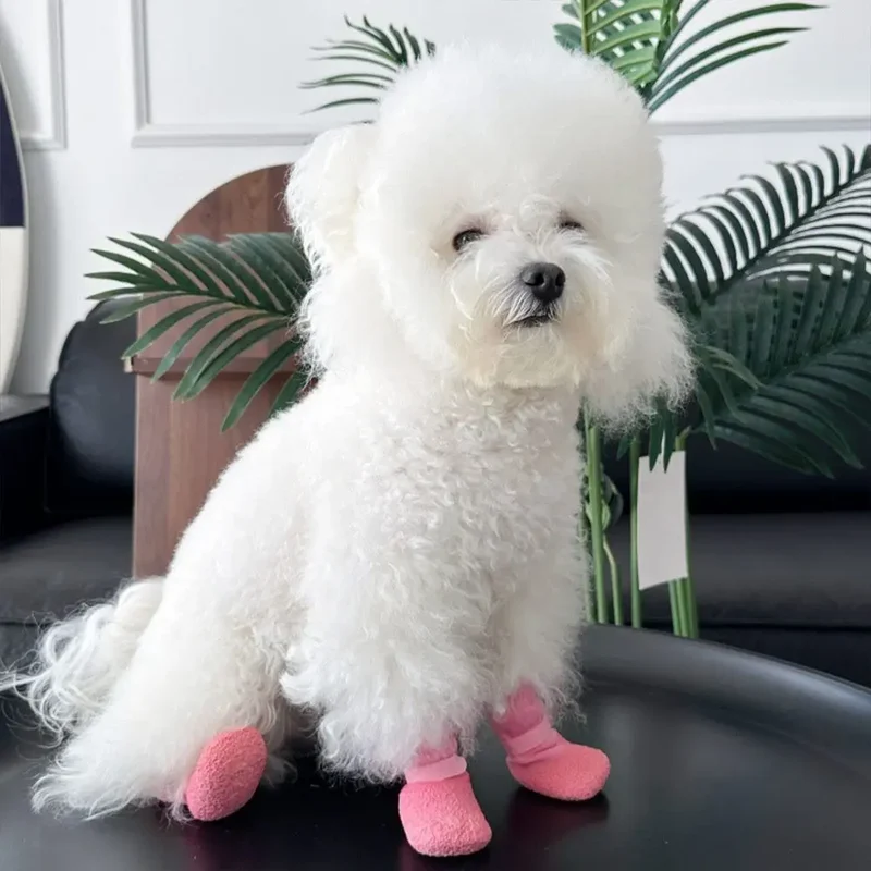 Chaussures Antidérapantes Ajustables Pour Chien