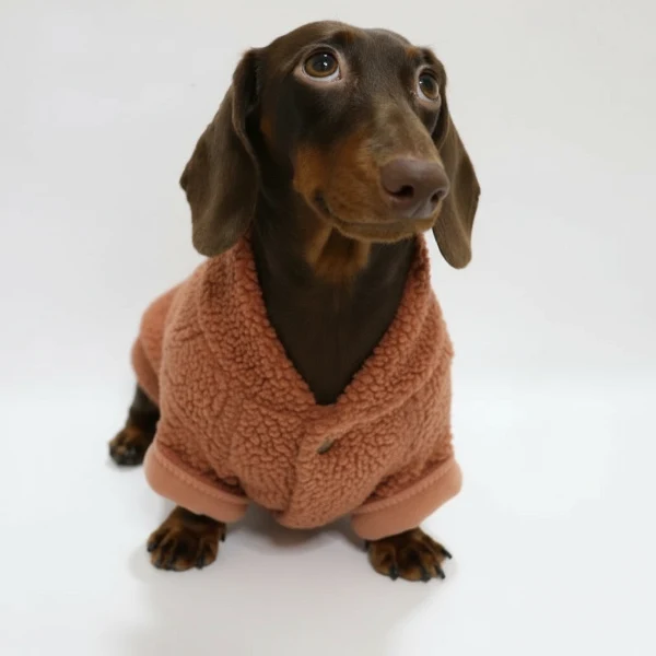 Pull Polaire Capuche Pour Chien Teckel - Les Bonnes Affaires