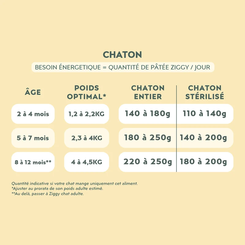 Pâtée Chaton Sans Céréales - Boeuf