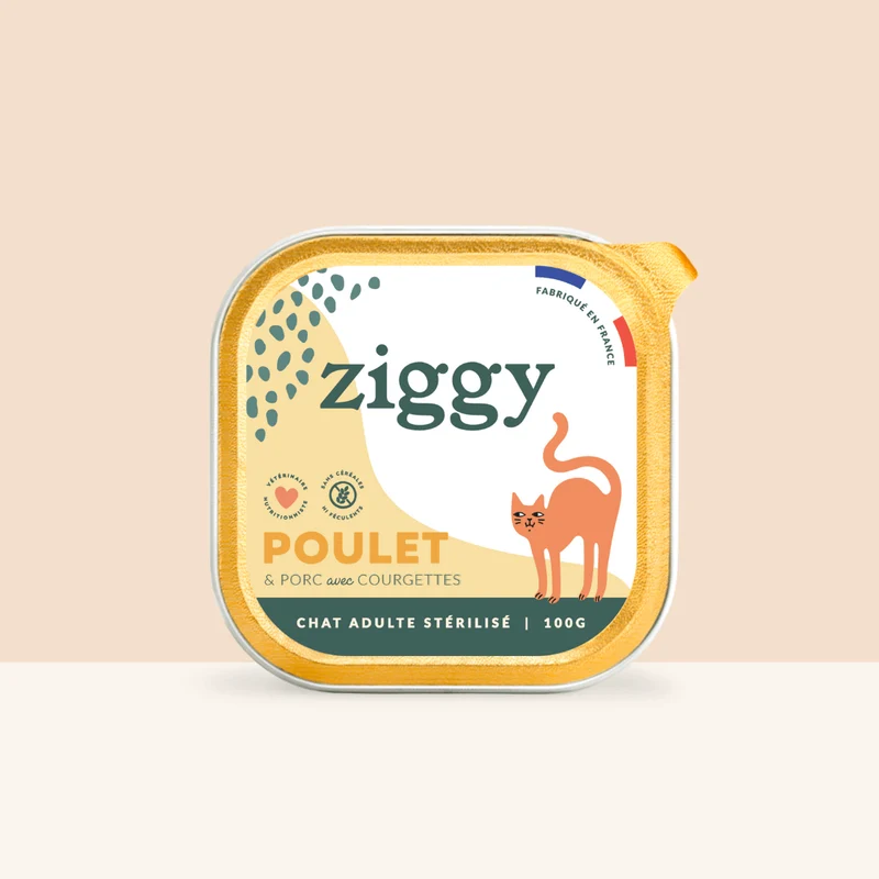 Pâtée Chat Stérilisé Sans Céréales - Poulet
