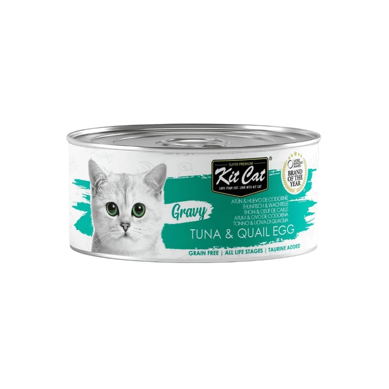Atún con Huevo de Codorniz 70g - Comida húmeda en Salsa