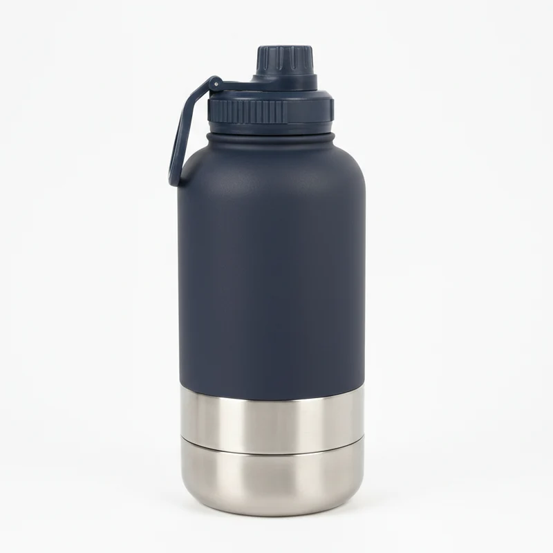 Gourde Et Gamelle Portable En Inox Pour Chien