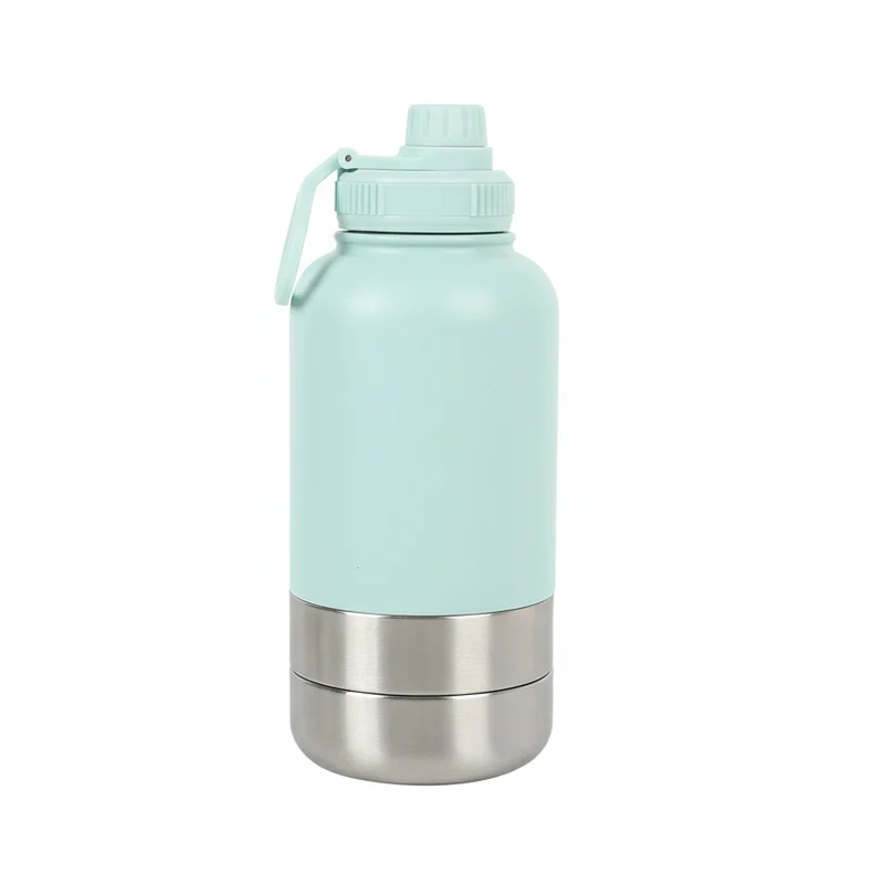 Gourde Et Gamelle Portable En Inox Pour Chien