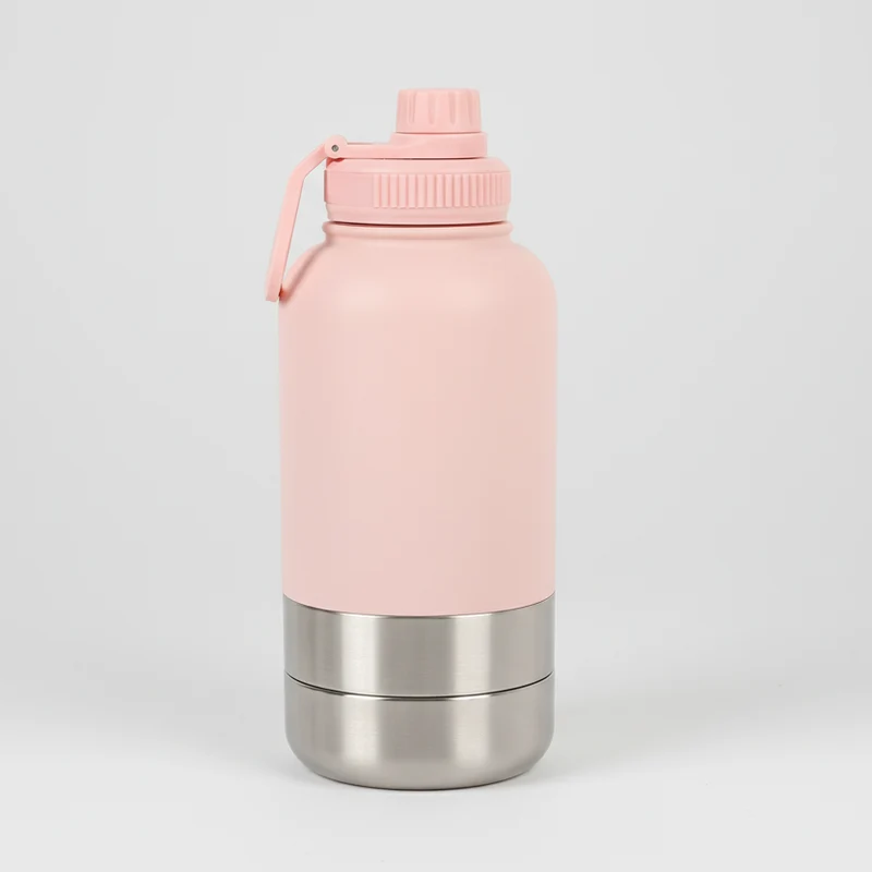 Gourde Et Gamelle Portable En Inox Pour Chien