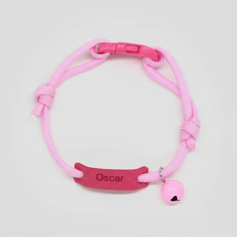Collier Personnalisable Léger En Corde Pour Chat