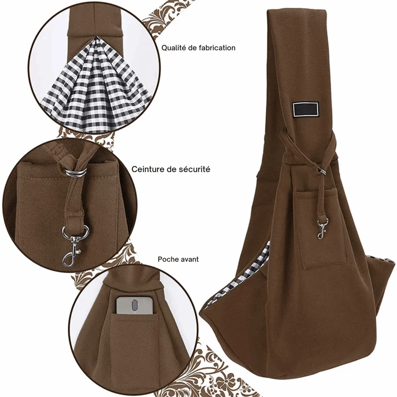 Sac Bandoulière Confortable Pour Petit Chien