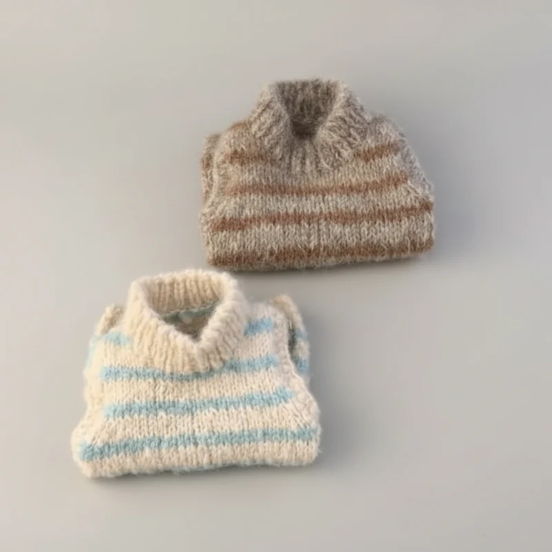Pull Rayé A Col Haut Pour Petit Chien