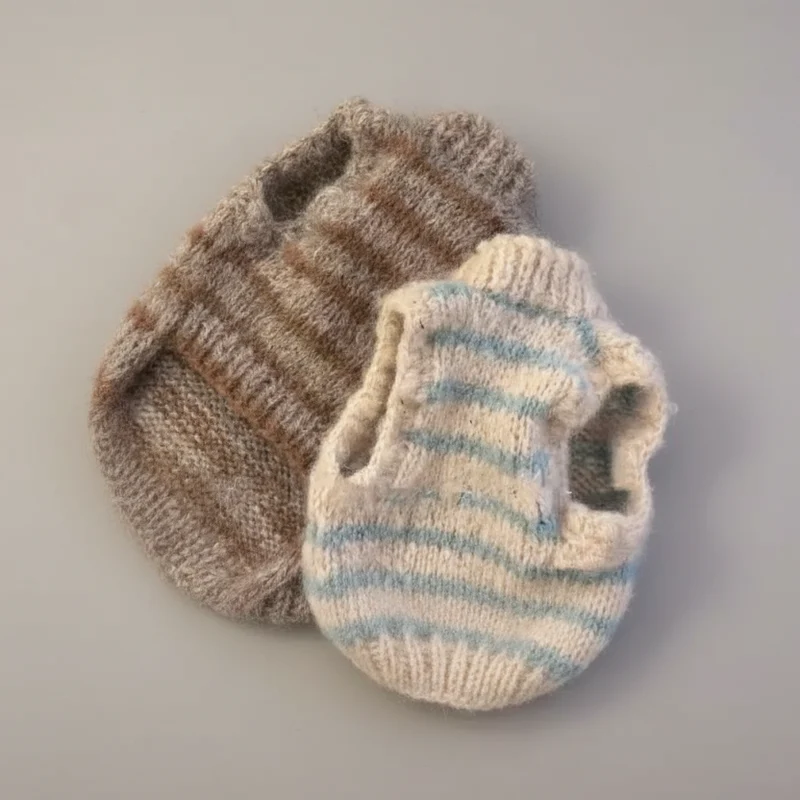 Pull Rayé A Col Haut Pour Petit Chien