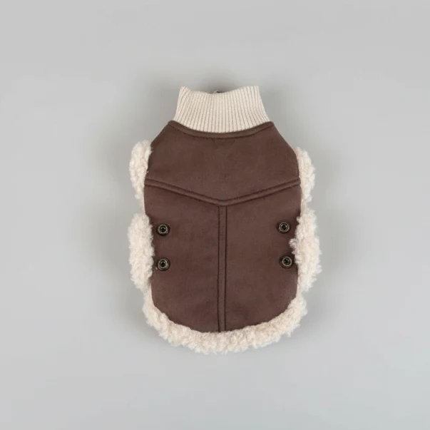 Vêtement Pour Petit Chien Avec Doublure Et Fausse Fourrure