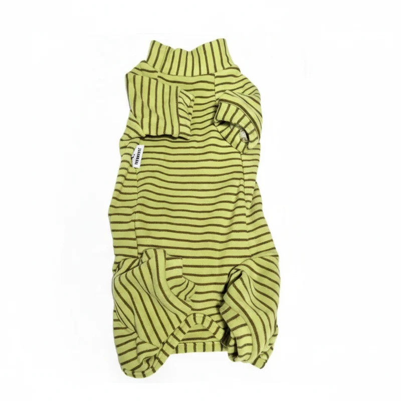 T-Shirt Teckel A Rayures Doux Et Confortable