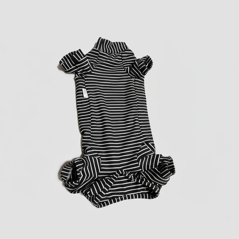 T-Shirt Teckel A Rayures Doux Et Confortable