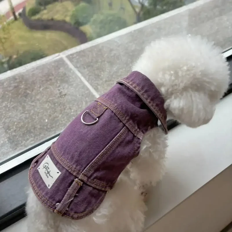 Veste En Jean Confortable Pour Chien