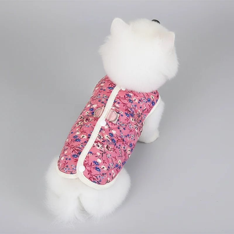 Gilet Pour Chien Imprimé Floral Et Coloré