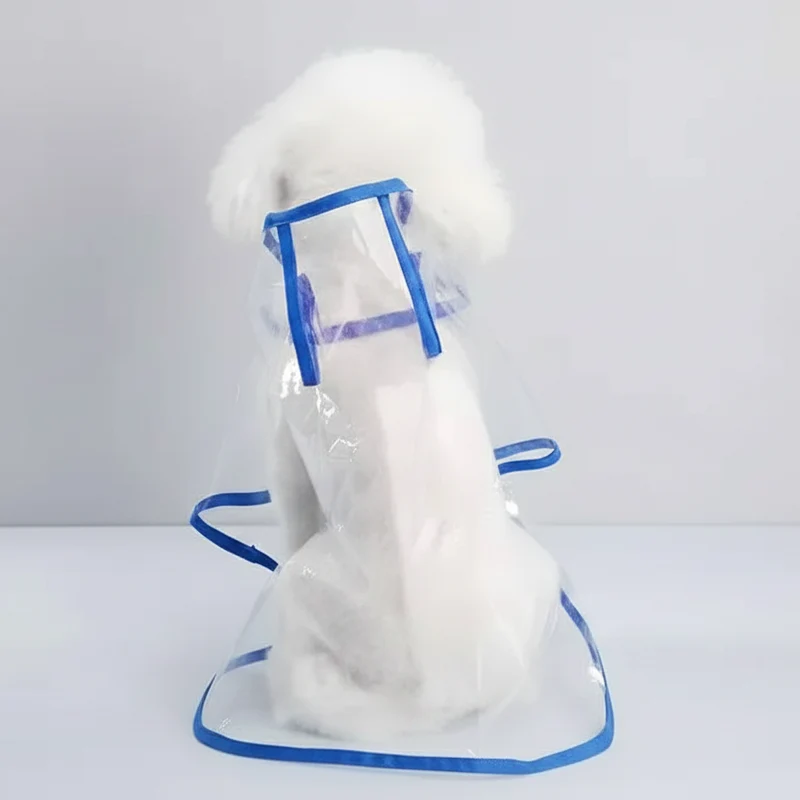 Imperméable Transparent Poncho A Capuche Pour Chien
