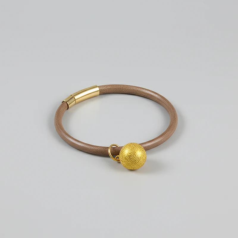 Collier Elégant En Cuir Véritable Pour Chat
