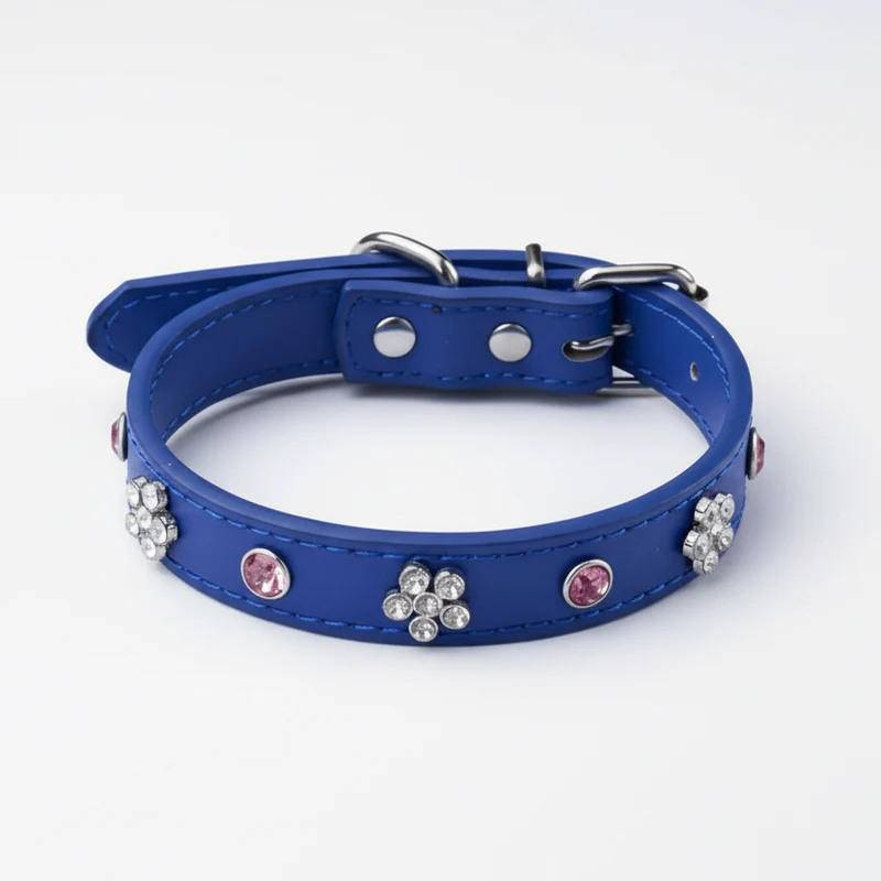 Collier En Simili Cuir Pour Petit Chien