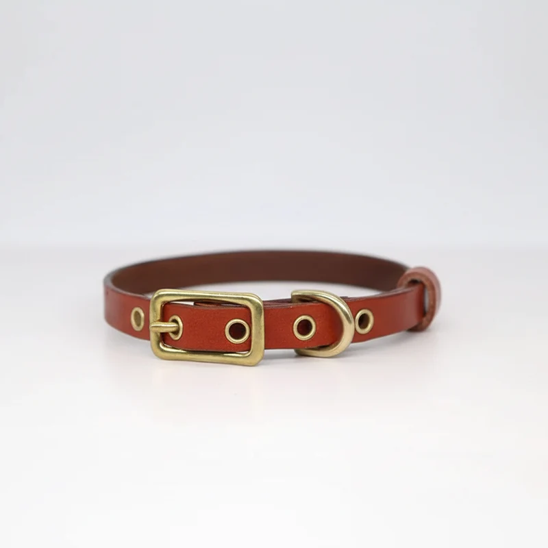 Collier Pour Chien En Cuir Véritable Personnalisable