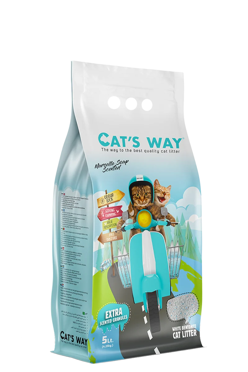 Catway — Litière Agglomérante Premium pour Chats | 5L, 10L, 20L