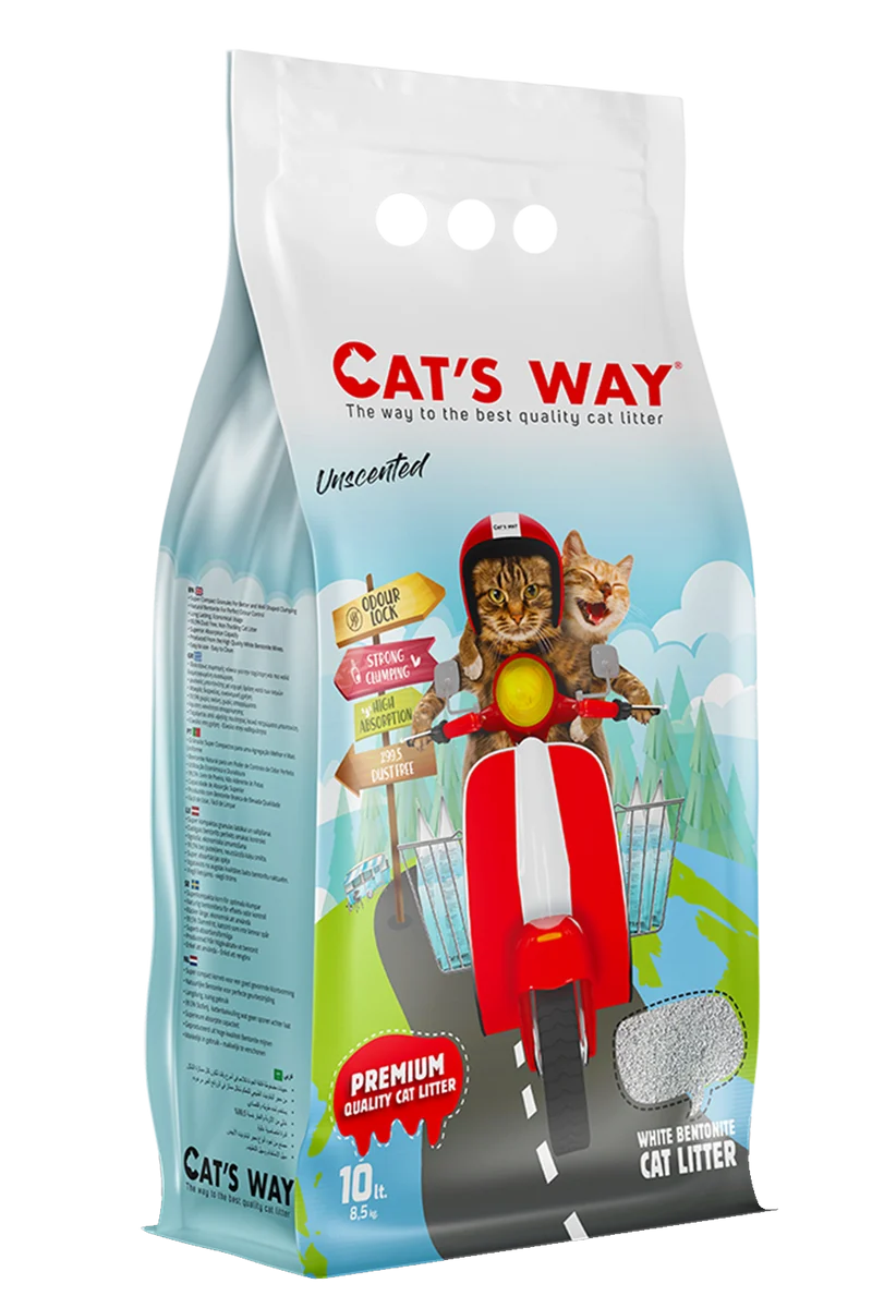 Catway — Litière Agglomérante Premium pour Chats | 5L, 10L, 20L