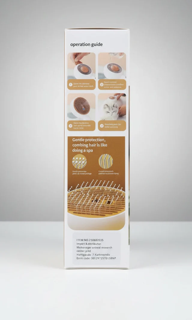 Brosse SPA Spray pour Chat – Peigne Autonettoyant 3 en 1