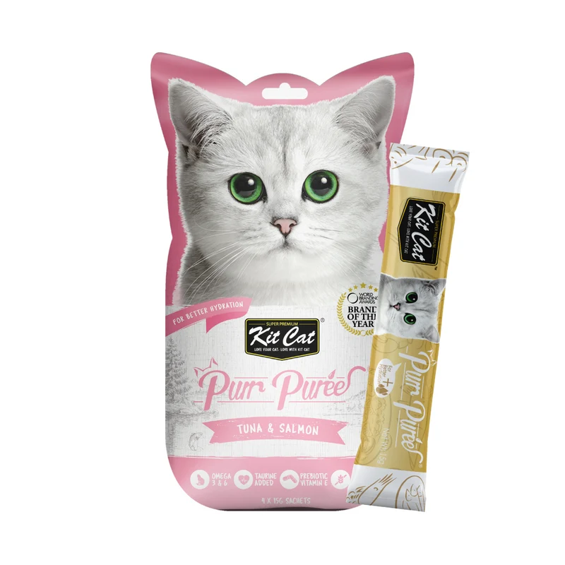 PurrPuree - Atún y Salmón 60g (4x15g)