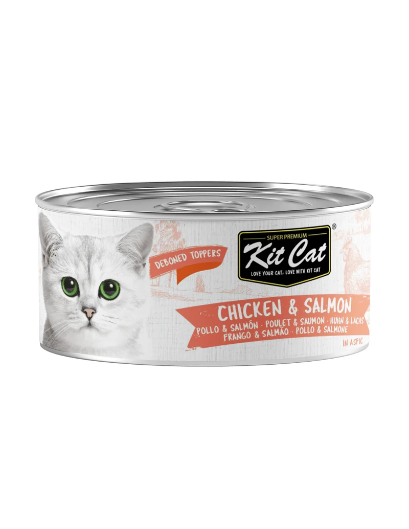 Pollo con Salmón 80g - Comida húmeda en Gelatina