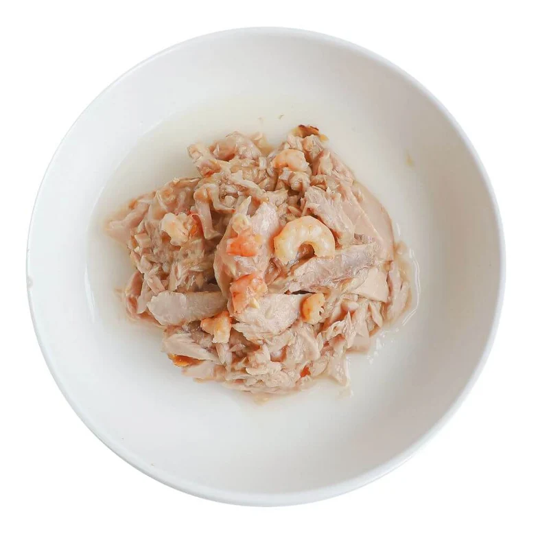 Atún con Camarones 80g - Comida húmeda en Gelatina
